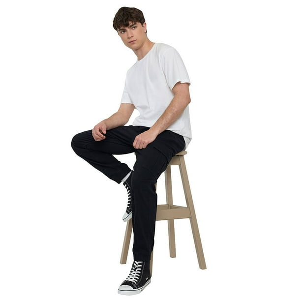 Jogger Hombre Cargo Negro Corona