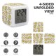 thumbnail image 3 of Pan Tostado theme 7 colors Alarm Clock Digital LED Alarm Clock Gifts for kids friends family, 3 of 6