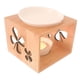 thumbnail image 1 of Candelero Perfumado De Cerámica Quemador De Aceite Decoración Para El Hogar Cuatro Hojas, 1 of 5