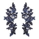 thumbnail image 2 of 2 Uds Apliques De Encaje Decoración Adornos De Encaje Para Coser Decoración Vestido De Noche Azul Oscuro, 2 of 5