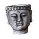 thumbnail image 4 of Buddha Head Planter Regalo Decorative Flower Bot Para Cafe TV Gabinet Farmhouse Gray, 4 of 5