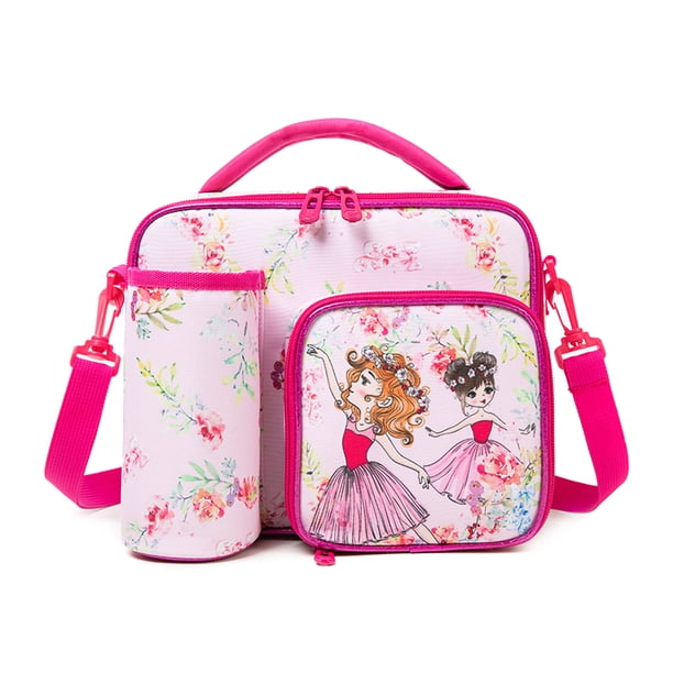Cartoon Pattern Cooler Lunch Box Fresh Portable Insulated Oxford Lunch Bag Thermal Food Picnic Lunch Tote Bags For Girls Kids