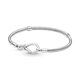 thumbnail image 2 of Pulsera Pandora Moments Cadena Serpiente Nudo Infinito Plata Esterlina 17 cm Mujer, 2 of 2