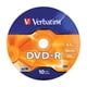 thumbnail image 3 of DVD-R Verbatim AZO Dye 4.7 GB 16X Paquete de 10, color plata, 3 of 5