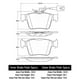 thumbnail image 2 of Pastillas Freno para auto Alfa Romeo Giulia 2016-2023 Trasero, 2 of 3