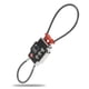 thumbnail image 1 of Candado de seguridad Lewis N. Clark de triple seguridad con 3 esferas, negro, 1 of 7