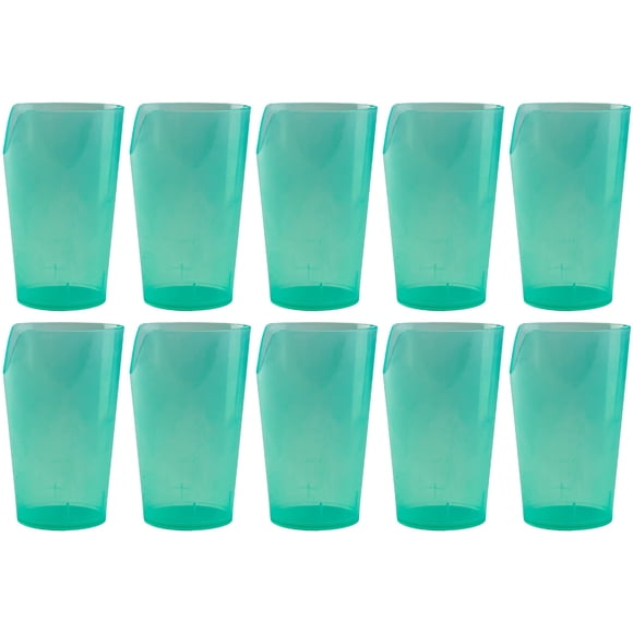 Vaso anti-derrame PSC 237 ml, paquete de 10 con boquilla nasal