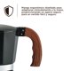 thumbnail image 4 of Cafetera Moka Italiana Aluminio 6 Pocillos 300 ml Home Logics 1 un, 4 of 6