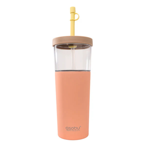 Asobu Chile - Vaso Termico 2X1 Marina Naranja Pastel