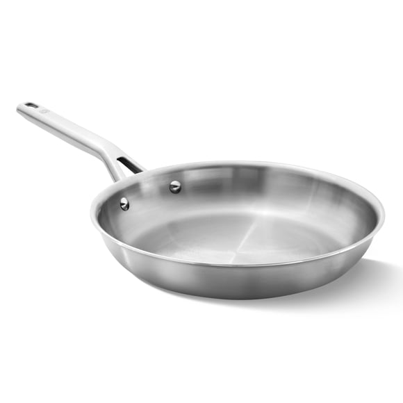 Juego de utensilios de cocina Calphalon de acero inoxidable cepillado de 3 capas
