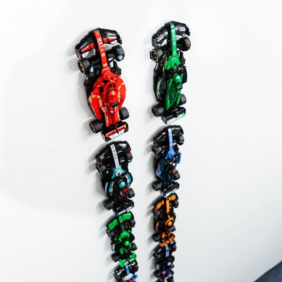 Gancho de pared para coches Lego F1 Speed Champions (paquete de 8)