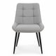 thumbnail image 2 of Silla Milano Lino Base Negro, 2 of 2