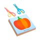 thumbnail image 1 of Desarrollo De Libro De Actividades De Habilidades De Tijeras Para El Festival De Jardín De Infantes Preescolar Frutas Y Verduras, 1 of 5