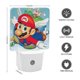 thumbnail image 2 of Super Mario Luz nocturna LED con sensor de anochecer a amanecer para dormitorio, baño, pasillo, escaleras - Lámpara LED nocturna de enchufe, 0.5W - 1 pieza, 2 of 6