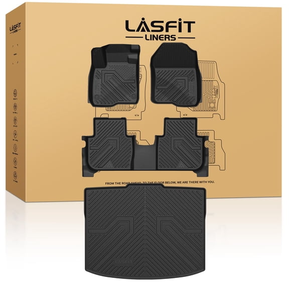 Tapetes de piso y protector de carga LASFIT para Honda CR-V 2023-2026