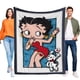 thumbnail image 1 of Betty Boop (2) - Betty Boop (2) anti-pilling, suave, ligera, esponjosa y acogedora de lujo para hogar y cocina – Perfecta para niños y adultos,130X150cm, 1 of 6