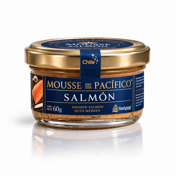 MOUSSE DEL PACIFICO SALMON AHUMADO AL MERKEN 60 GRS