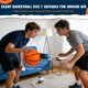 thumbnail image 5 of Balón de baloncesto silencioso JHMFDDSB talla 7 (29.5 cm) para interior, de espuma, 5 of 7