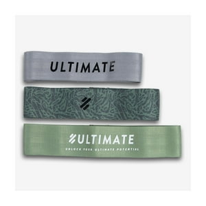 Ultimate Fitness - Ultimate Pack Elastic Gris - Verde