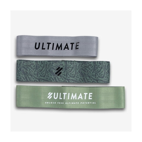 Ultimate Fitness - Ultimate Pack Elastic Gris - Verde