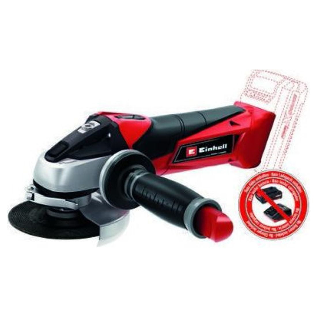 Einhell - Esmeril Angular Inalámbrico 18v Classic Sin Batería Pxc 115mm/4.1/2" 18v Te-ag 18 Li-solo