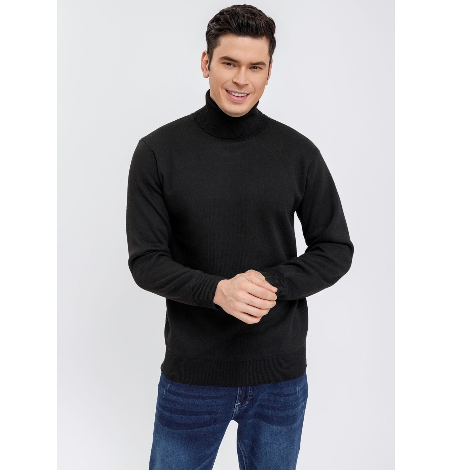 Likeshop - Sweater Tejido Frisado Hombre Cuello Subido Excelente Calidad 7191