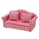thumbnail image 2 of 1/12 Casa De Mu?ecas Muebles En Miniatura Moderno Love Seat Sillón Sofá Sofá, 2 of 5