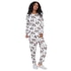 thumbnail image 1 of Pijama Mujer Full Print Polypeach Gris Corona, 1 of 5