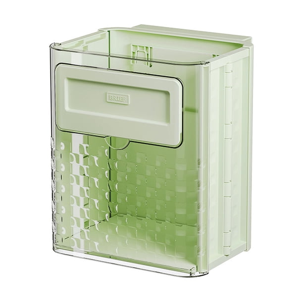 Basurero de pared, basurero colgante, basurero pequeño y duradero, plegable, de gran capacidad, moderno y duradero, para encimera y debajo del fregadero.