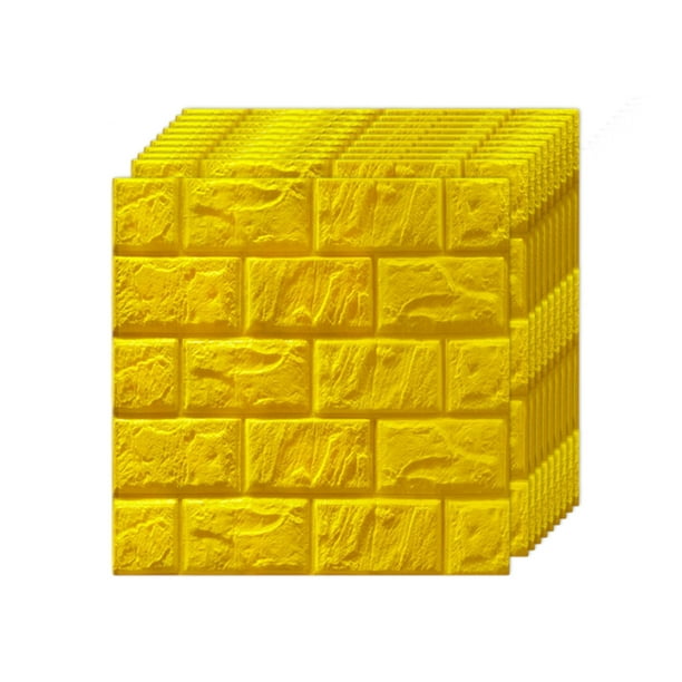 10 paneles de pared 3D de 30 cm de cobertura, adhesivos imprimibles de espuma de polietileno autoadhesivos, impermeables, para decoración de interiores y del hogar.