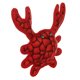 thumbnail image 3 of Juguete para Perro Tuffy Cangrejo Rojo Mediano Resistente, 3 of 3