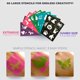 thumbnail image 4 of Kit de Pintura Facial Zenovika con 24 Colores, Plantillas y Pinceles, 4 of 6