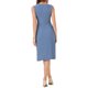 thumbnail image 3 of INSPIRE CHIC Vestido de Mujer para el Trabajo Regreso a Clases para Maestras Elegante Sin Mangas Ajustado Lápiz Vestidos L Gris Azul, 3 of 6