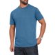 thumbnail image 5 of INSPIRE CHIC Camisetas Casuales de Estilo Retro de Color Sólido de Manga Corta y Cuello Redondo para Hombre S Azul, 5 of 6