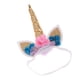 thumbnail image 5 of Unicornio Cuerno Oído Flor Diadema Cosplay Hairband Para Ni?os Fiesta De Oro, 5 of 5