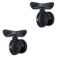 Magideal - 2 Ruedas De Repuesto Para Equipaje, Ruedas Para Maletas, Ruedas Resistentes, Ruedas Para Reparación, Fáciles De Instalar, Ruedas Con Rotación De 360