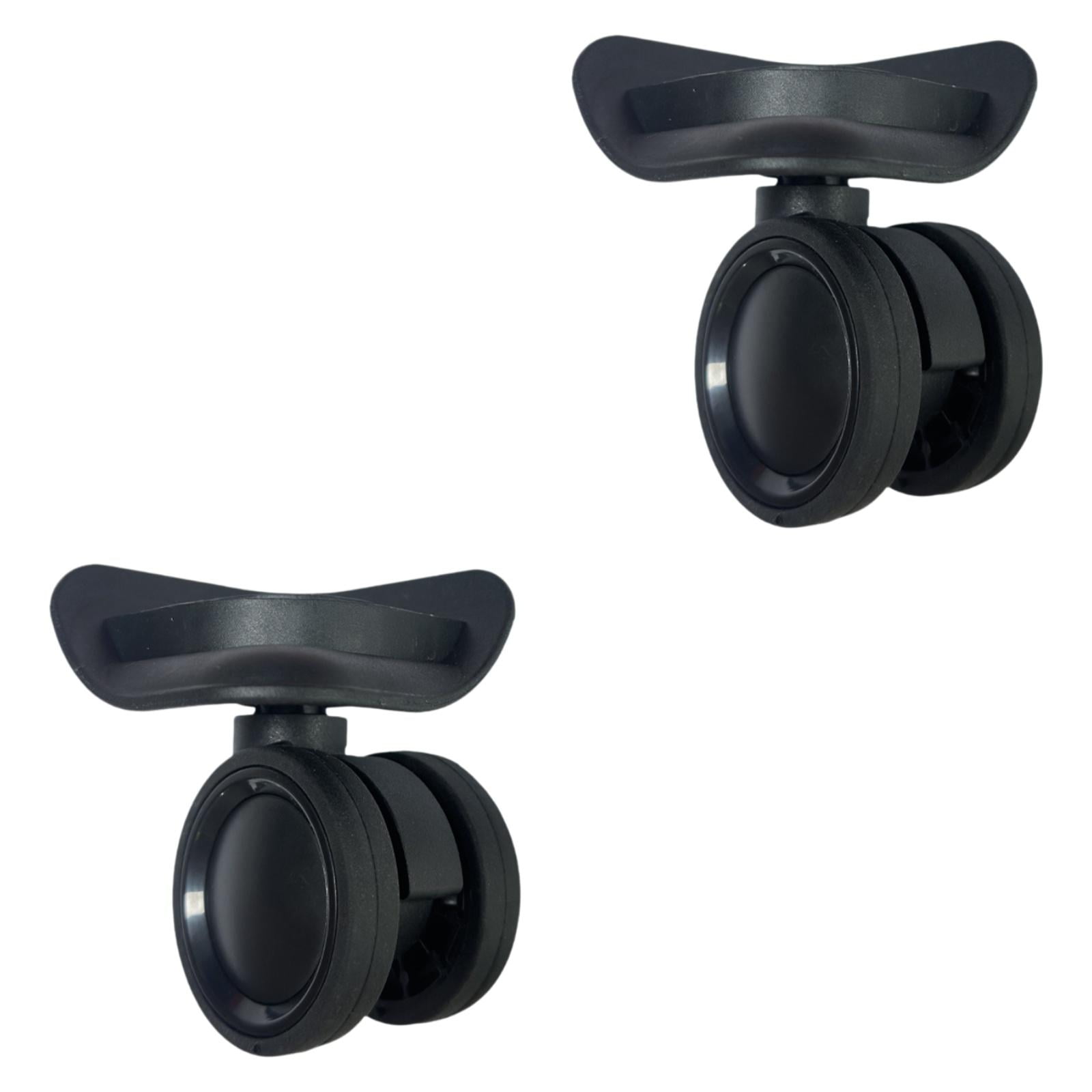 Magideal - 2 Ruedas De Repuesto Para Equipaje, Ruedas Para Maletas, Ruedas Resistentes, Ruedas Para Reparación, Fáciles De Instalar, Ruedas Con Rotación De 360