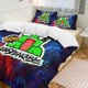 thumbnail image 1 of Red Galaxy Unspeakable Comforter Set Soft 3 Pcs Twin Bedding Sets Thicken for All Season, 1 of 5