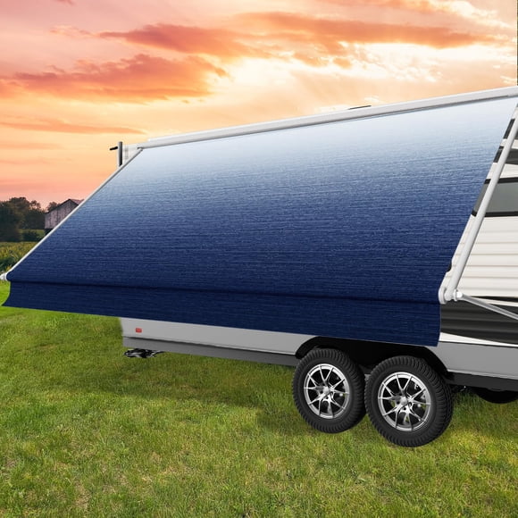 Toldo Glamful 310 cm Azul Ombré 550 g para Autocaravana