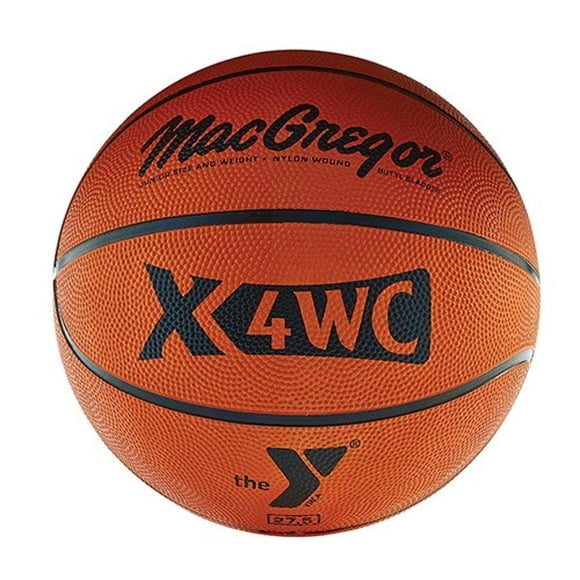 Baloncesto MacGregor Junior de goma con logotipo de la YMCA
