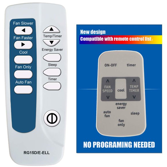 Control remoto RCECAOSHAN de repuesto para Frigidaire AC
