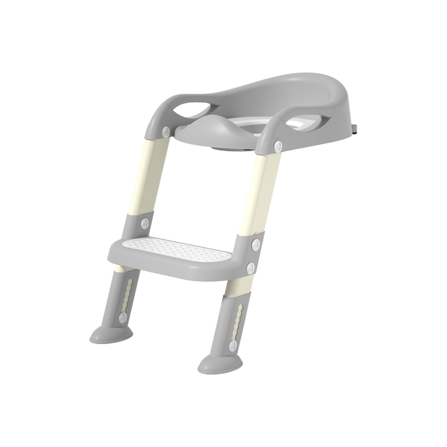 Babyluna - Asiento Escalera Adaptador De Baño Para Niño Gris