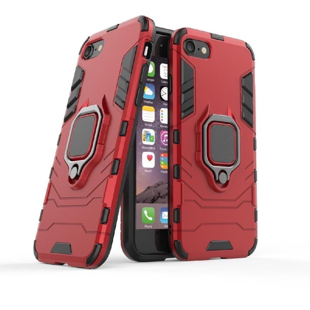 FOXDOCK Funda Antigolpes para iPhone SE 2022/2020 – Protección Total con Soporte y Diseño Robusto