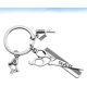thumbnail image 5 of Llavero con secador de pelo, tijeras, peine, llavero, bolso, colgante, adorno para peluquero, barbero, estilista, regalo, 5 of 7