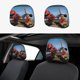 thumbnail image 1 of Dinotrux Funda Protectora Universal para Reposacabezas de Coche, Funda Elástica para Reposacabezas de Asiento de Auto, Funda de Tela Antipolvo, Accesorios de Interior 2 Piezas, 1 of 6