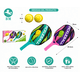 thumbnail image 2 of Set Pickleball Infantil 2 Paletas y 2 Pelotas Juego Deportivo Recreativo, 2 of 3