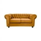 thumbnail image 1 of Sofá Chesterfield 2C Felpa Canela, 1 of 2