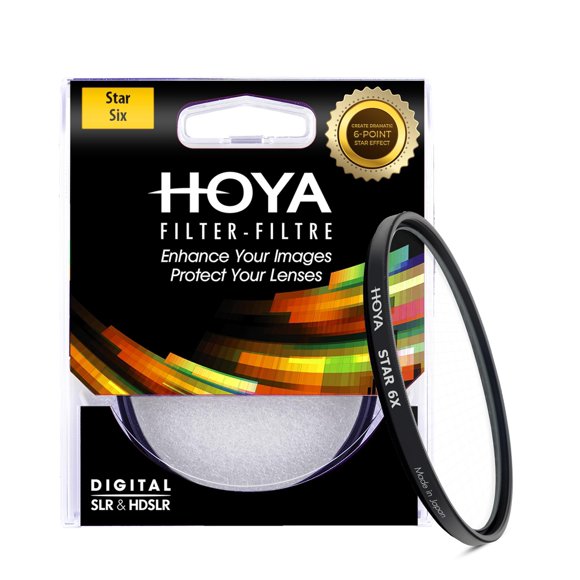 Filtro Estrella para Cámara Hoya Star 6X 52mm con Marco Delgado Multi-capa