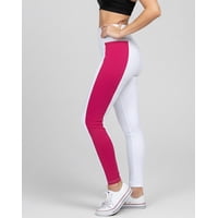 Flix Spa - Calza Mujer Algodón Nacional Tiro Alto Con Franja Lateral Alta Calidad