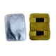 thumbnail image 2 of Almohadilla de mano para soldadura trasera aluminizada, guantes ignífugos de cuero PU térmicos, almohadilla para soldadura de Camping, soldador, corte, 2 of 5